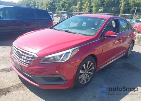 2017 Hyundai Sonata Sport z USA, uszkodzony, nr VIN 5NPE34AF9HH454513